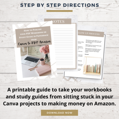 How To Publish Your Workbooks on Amazon