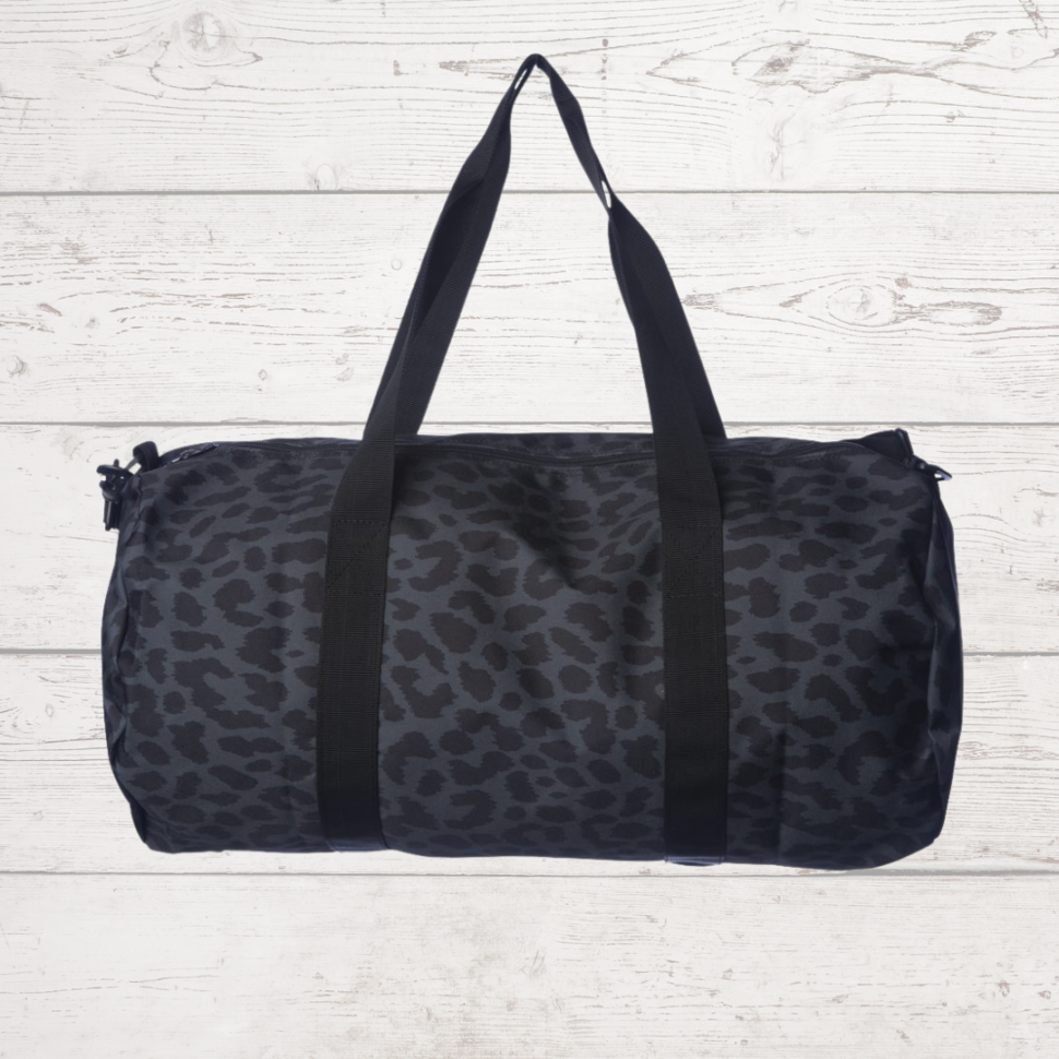 2 Day Tripper Duffel Bag Black Leopard Consider The Fields