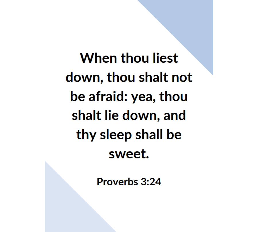 Proverbs 3:24 Blue