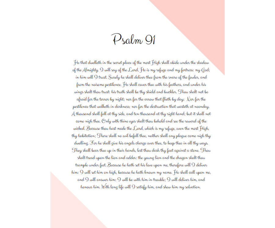 Psalm 91 Pink